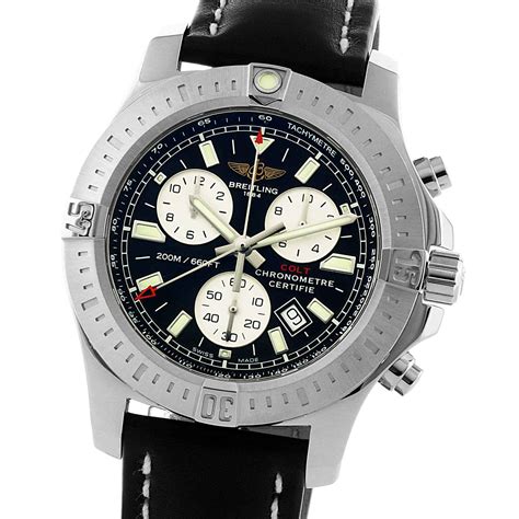 breitling colt military watch|breitling watches colt chronograph.